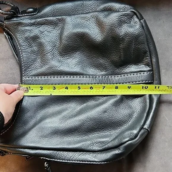 Derek alexander purse black bag shoulder bag excellent condition leather spaciou - Picture 9 of 12